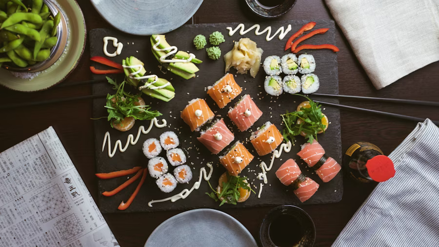 Aburi Salmon Roll Sushi Hiro Tanggerang